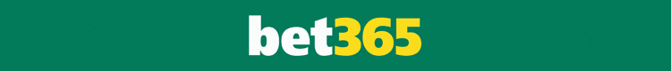 Bet365 logo em caracteres brancos e amarelos sobre fundo verde