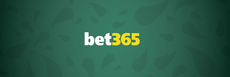 Bet365 logo em caracteres brancos e amarelos sobre fundo verde