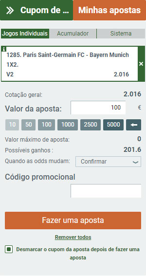 Aposta Simples