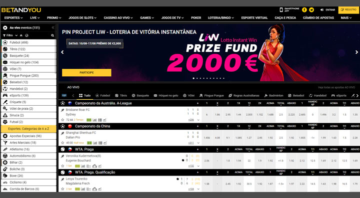 Website BetAndYou