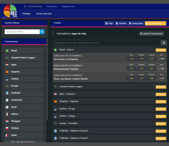 Website BetPremio Plus