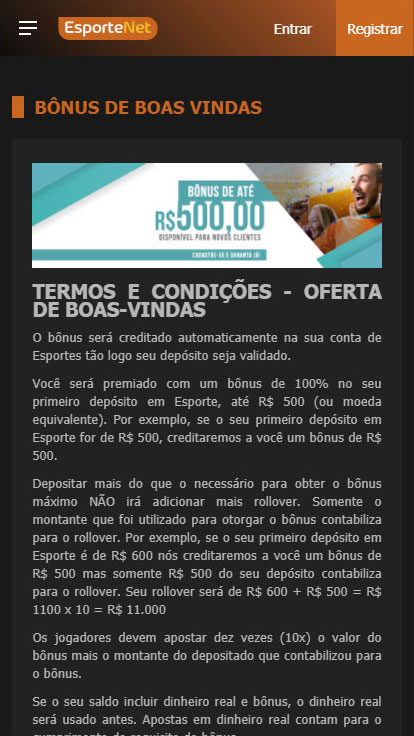 Esportenet promoções