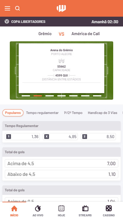 Mercados de Apostas