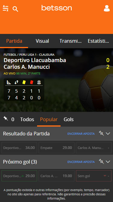 Apostas ao Vivo