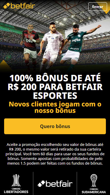 Betfair Bônus