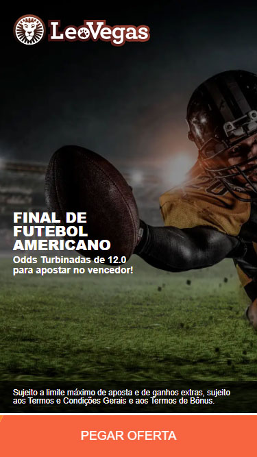 LeoVegas promoção Super Bowl