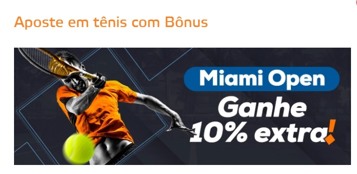 Promoção Miami Open - Betmotion Brasil