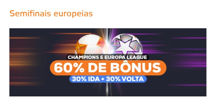 Betmotion Brasil - bônus Champions League e Europa League