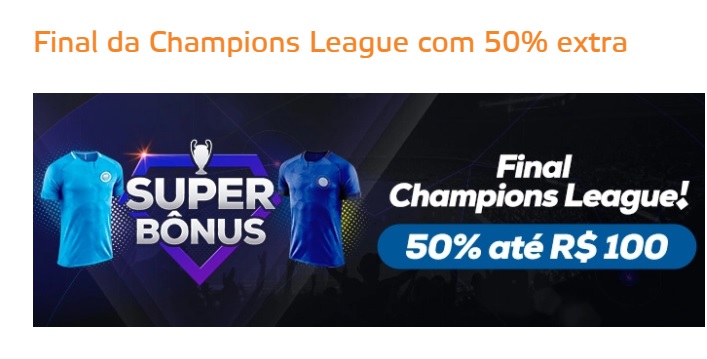 Betmotion Brasil - Final da Champions League com bônus