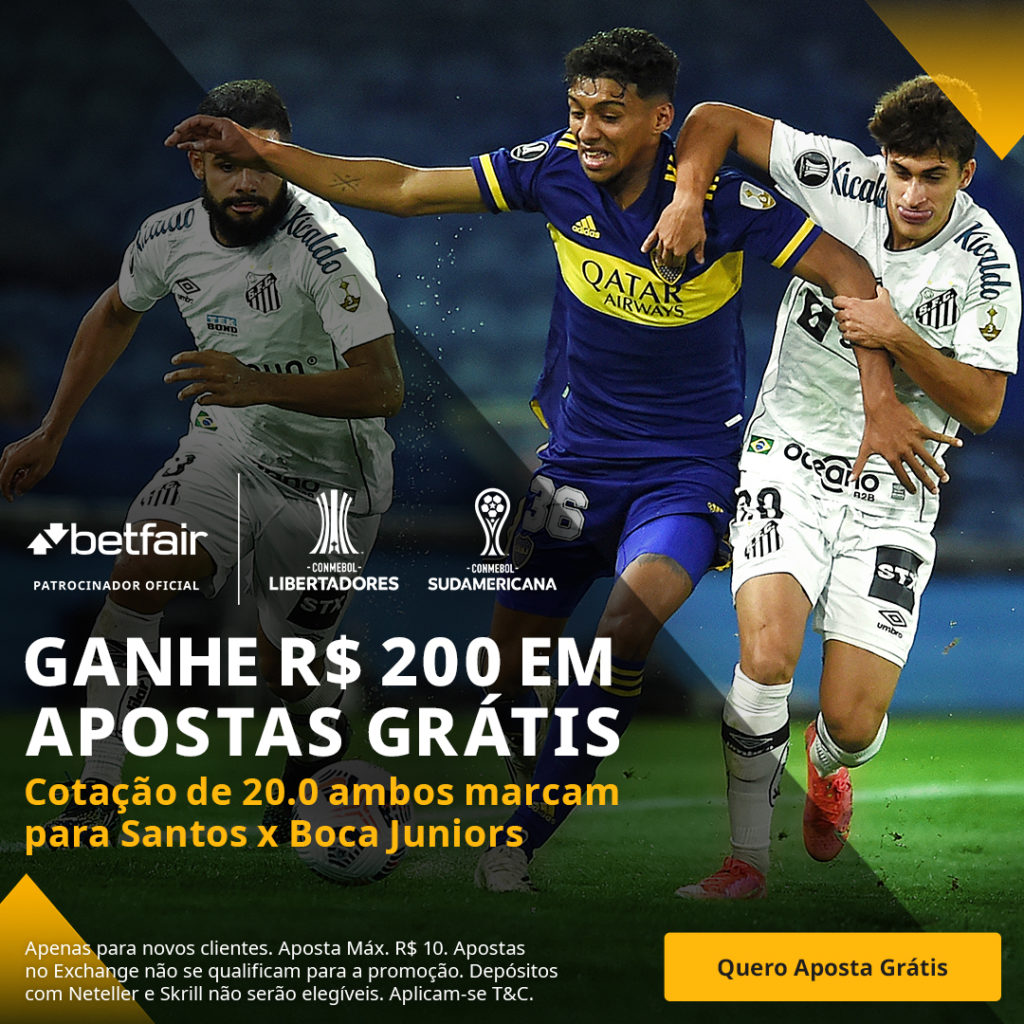 Betfair Super Preço - Santos x Boca Juniors