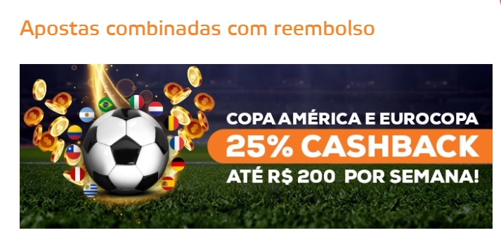 Betmotion Brasil - cashback Copa América e Eurocopa