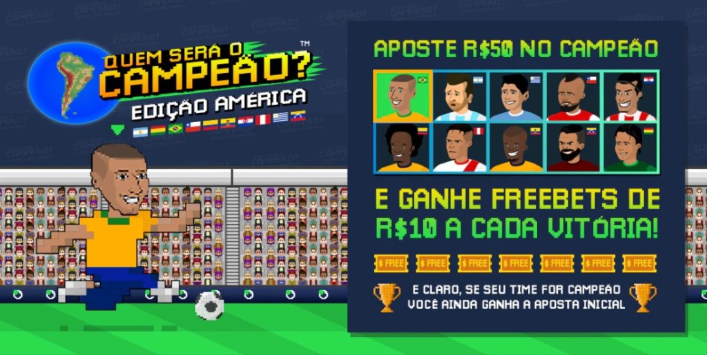 Sportsbet.io - campeão Copa América