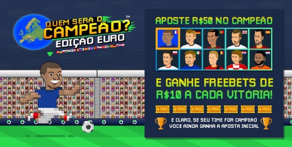 Sportbet.io - promoção campeão da Euro