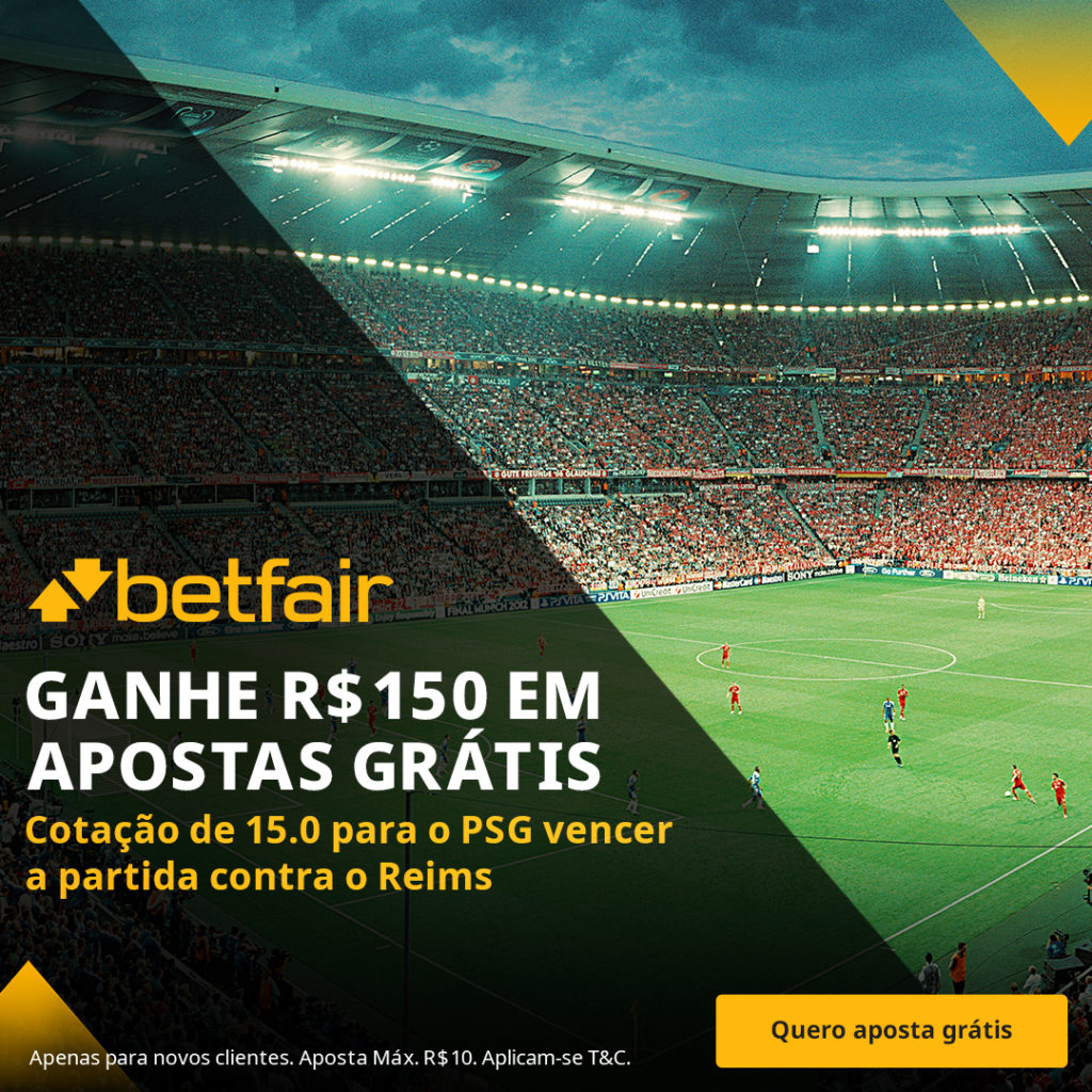 Betfair Super Preço - PSG vencer o Reims