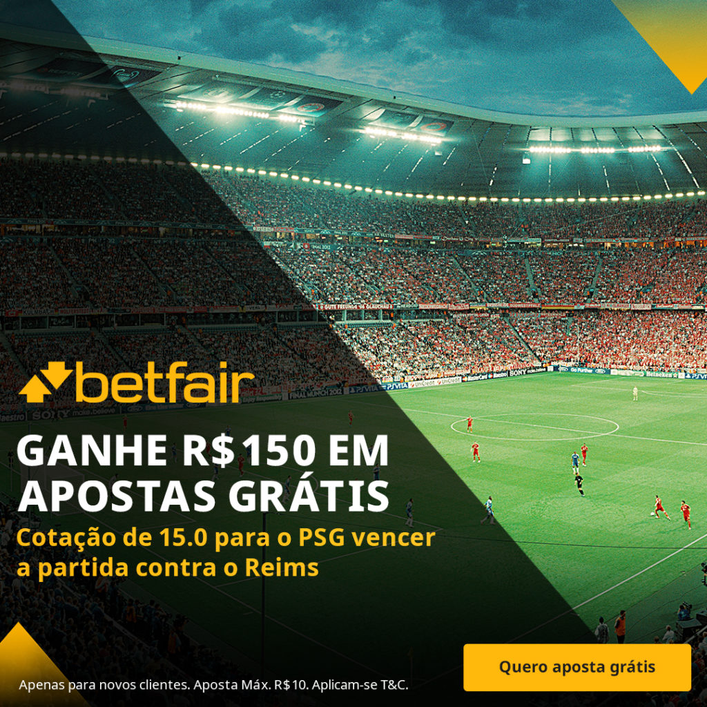 Betfair Super Preço - PSG vencer o Reims