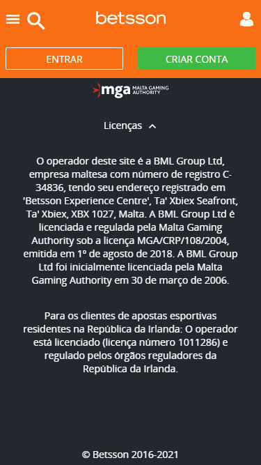 Betsson é Confiável 2