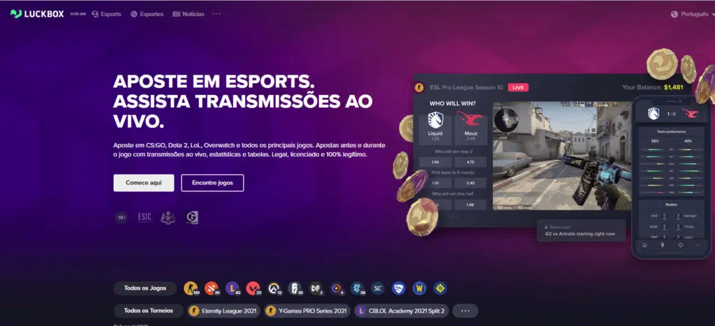 Luckbox Website