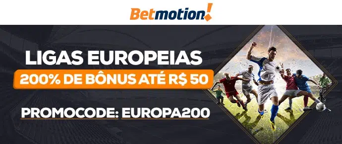 Promoção Betmotion Campeonatos na Europa