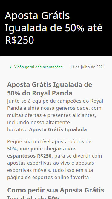Royal Panda Promoções