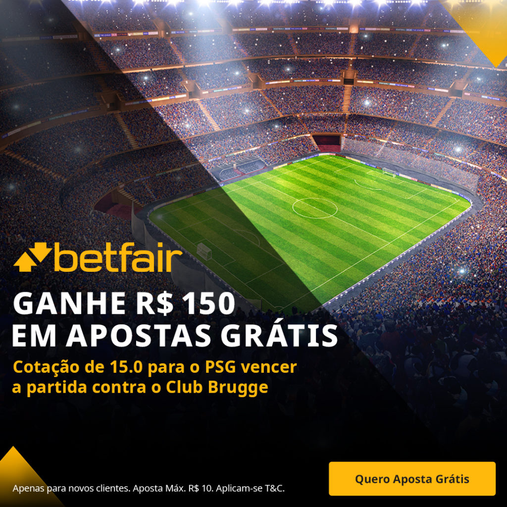 Betfair Super Preço - PSG x Club Brugge