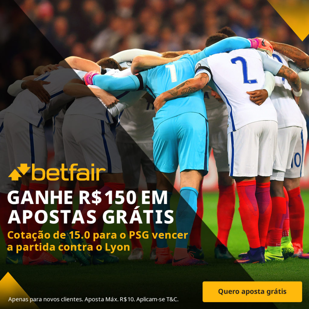 Betfair Super Preço - PSG x Lyon