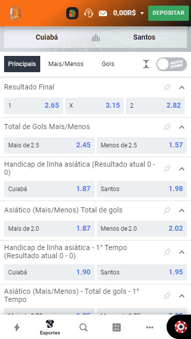 Betano Mercado Apostas