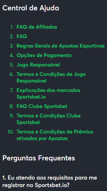 Atendimento e Ajuda