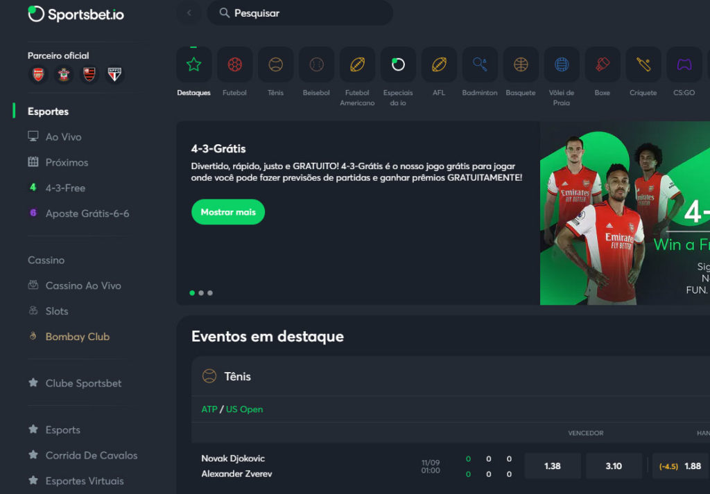 Sportsbet.io Website