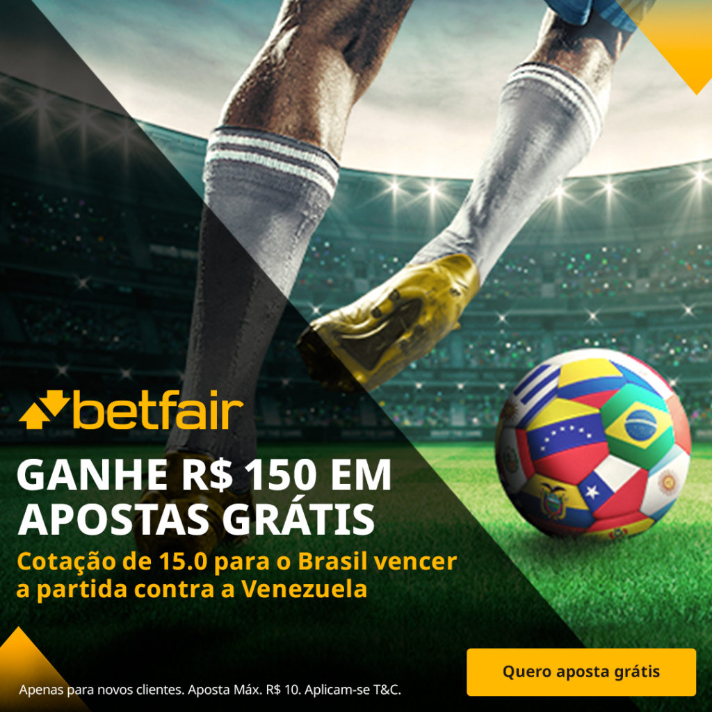 Betfair Super Preço - Brasil vencer a Venezuela