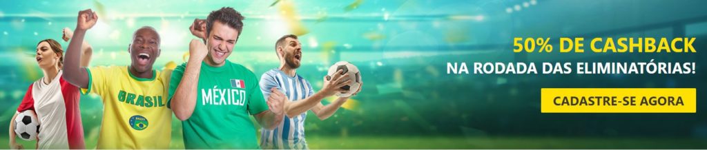 Dafabet Brasil - cashback eliminatórias Copa 2022