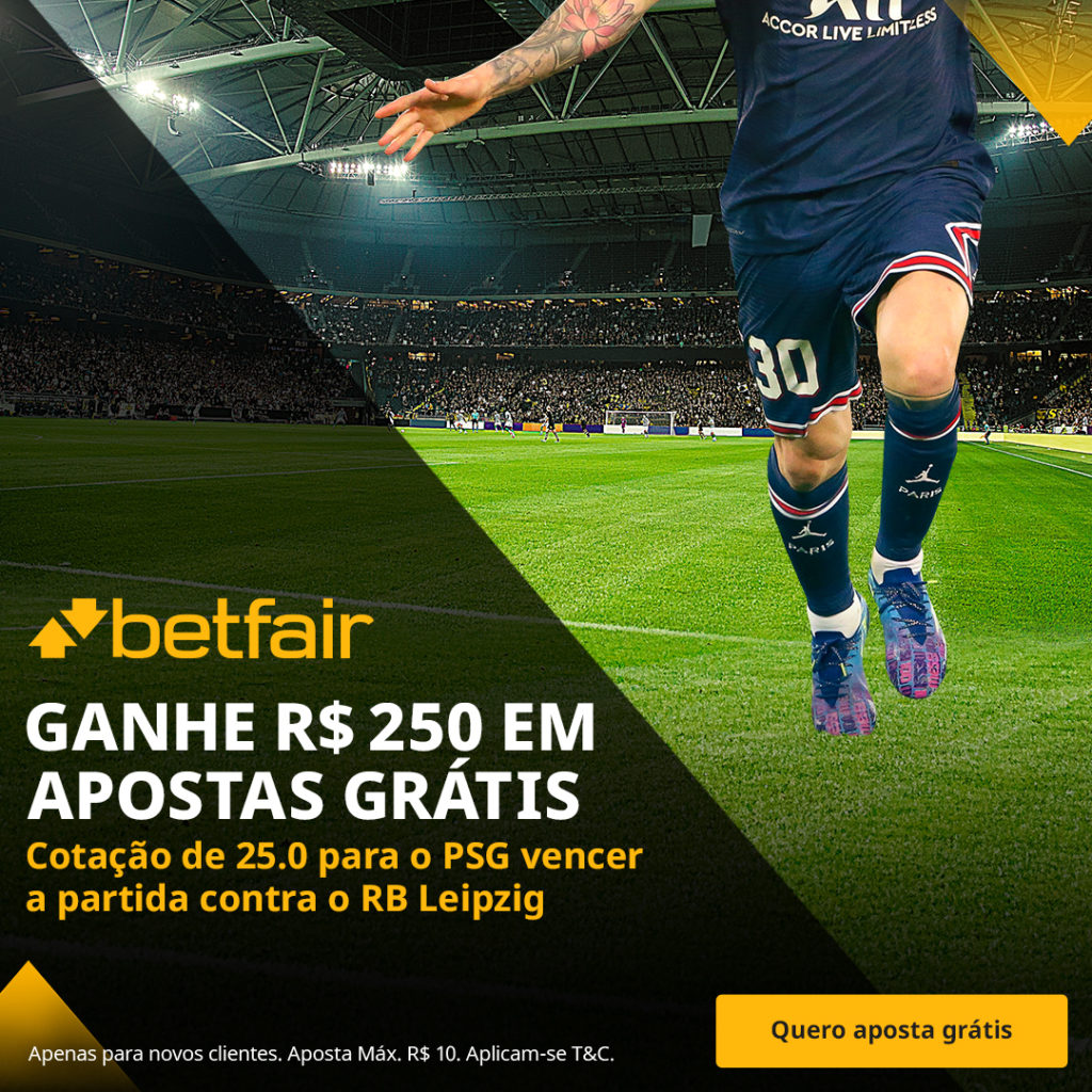 Betfair Super Preço - PSG x RB Leipzig