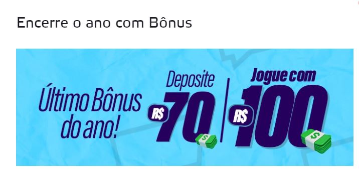 Betmotion Brasil - último bônus de 2021