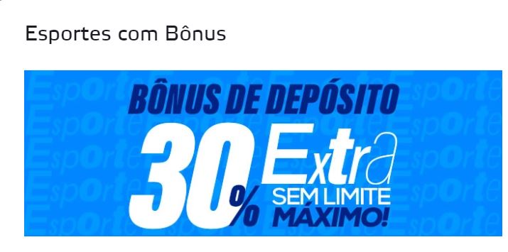 Betmotion Brasil - Bônus de 30% sem limite de depósito