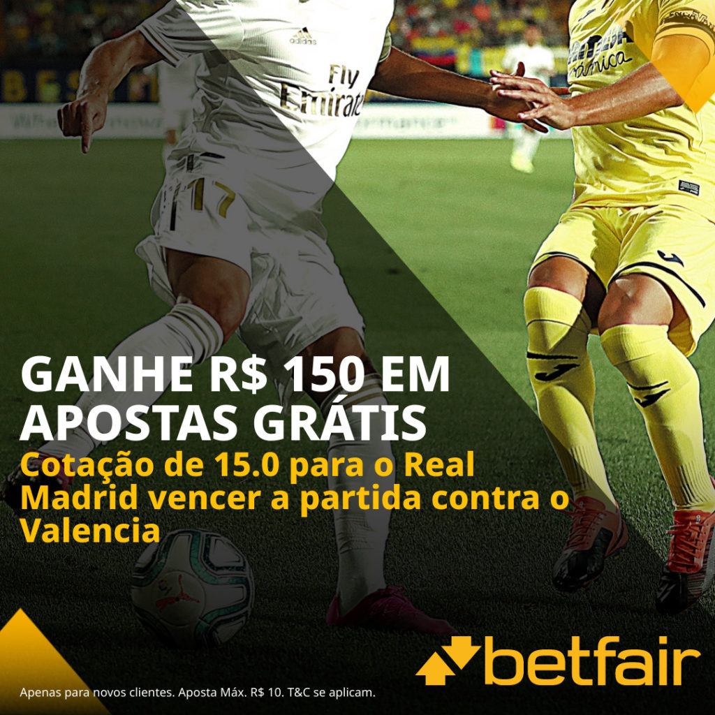 Betfair Super Preço - Real Madrid x Valencia