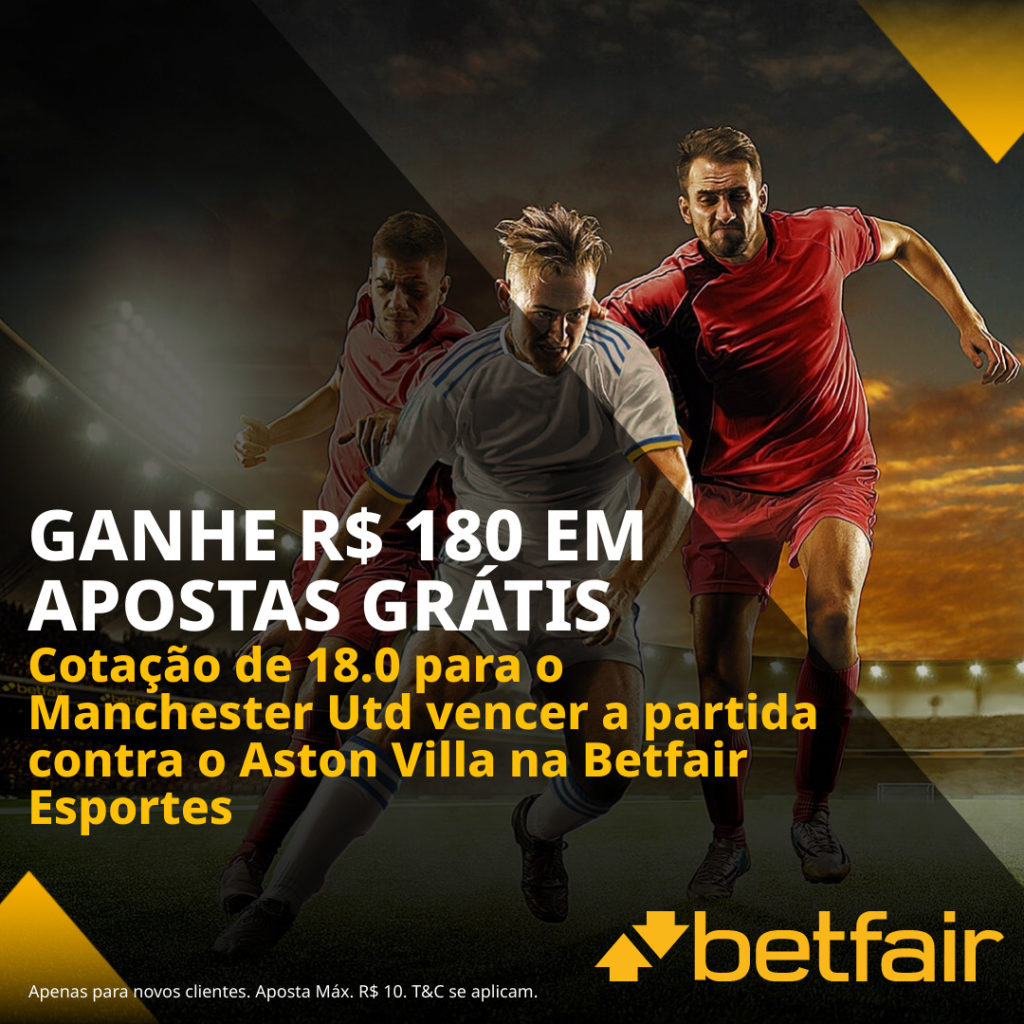 Betfair Super Preço - Manchester United x Aston Villa