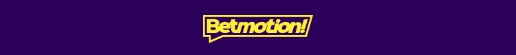 Betmotion logo: caracteres amarelos sobre fundo roxo