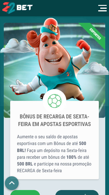22bet promoções