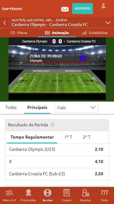 Betboo apostas ao vivo