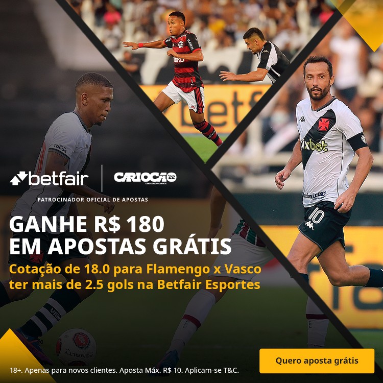 Palpites, onde assistir Flamengo x Vasco - Cariocão Betfair 22