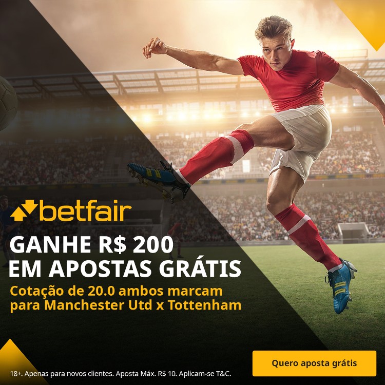 Betfair Super Preço - Manchester x Tottenham