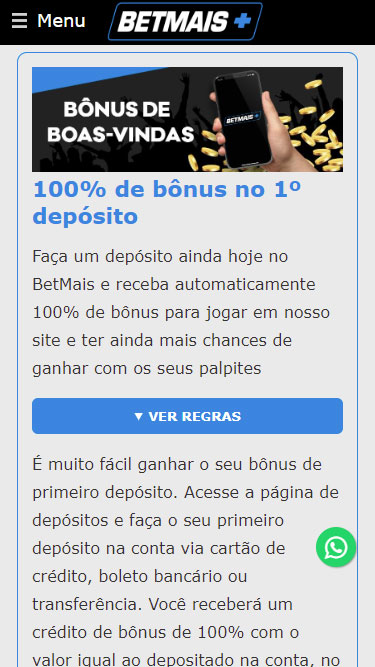 Código promocional BetMais