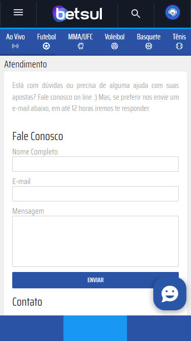 Contato da Betsul