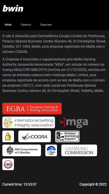 Bwin é confiável