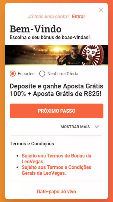 Bônus LeoVegas