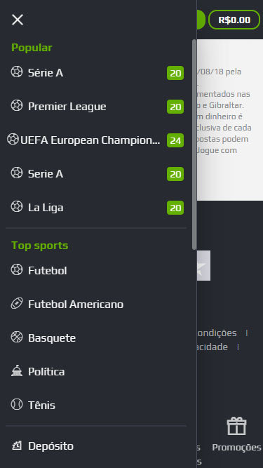 Plataforma de apostas NetBet tem futebol, futebol americano, basquete, tênis, tênis de mesa, voleibol, handebol, basebol e muito mais.