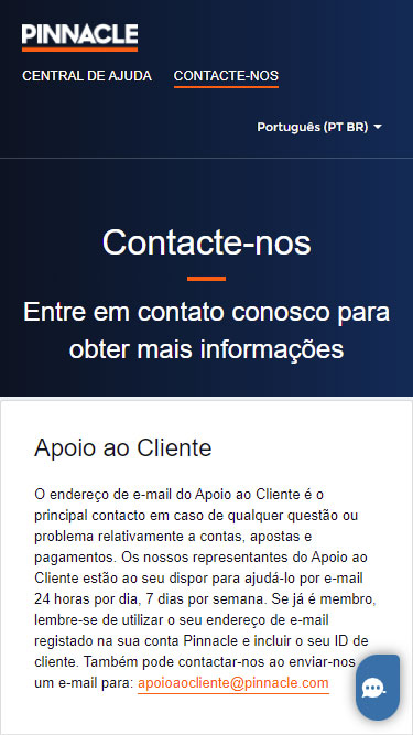 Contato da Pinnacle