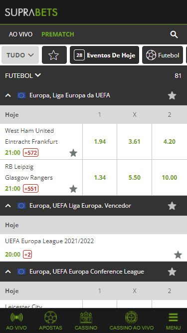 Suprabets app