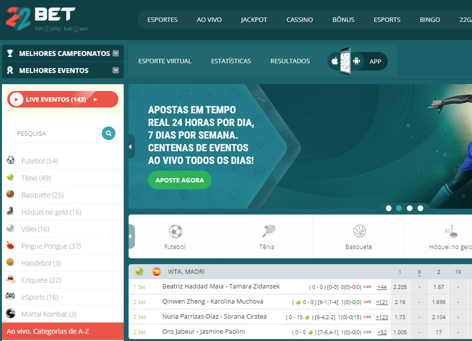 Site 22bet