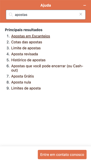 Contato da BetWarrior