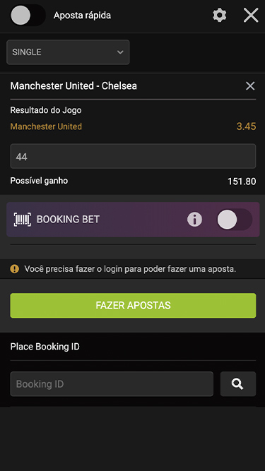 Betboro aposta simples